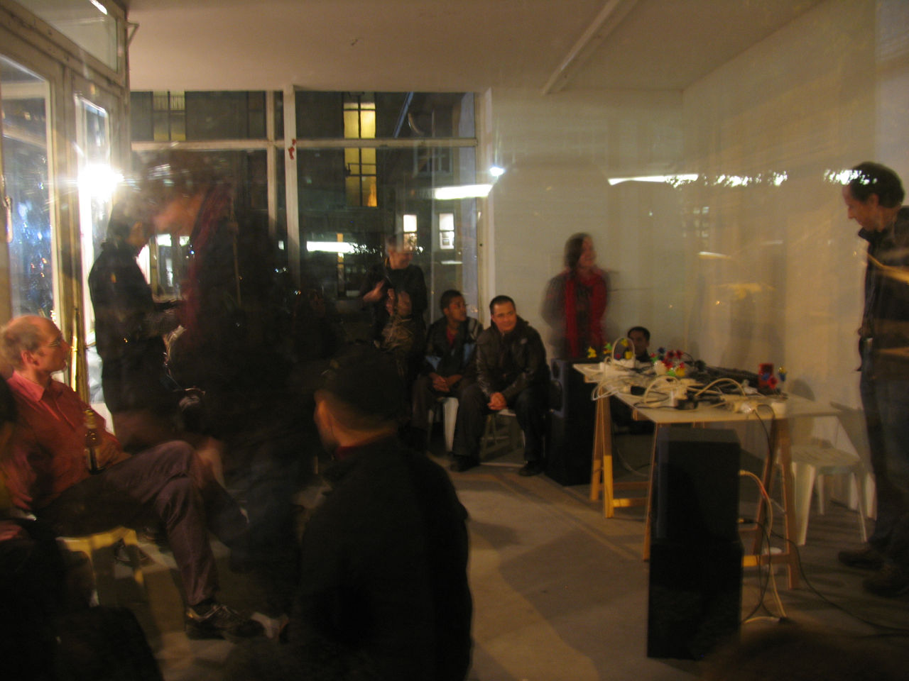 Photographic documentation of RYLLEGA Berlin (Audio-visual performance by Michael Vorfeld, 17 September 2008)